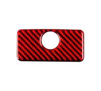 SICOTTON para C&hevrolet para Camaro 2017 2018 2019 2020 2021 2022 Caja Almacenamiento Copiloto Coche Interruptor Pegatina Decorativa Embellecedor Molduras Interiores Automóviles(Red Carbon Fiber)