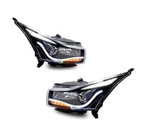 SICOTTON para C&hevrolet para Cruze 2009 2010 2011 2012 2013 2014 2015 2016 Conjunto De Faros LED Coche Faros Xenón Intermitentes Lente Ojo Ángel Faros Delanteros(1 Pair)