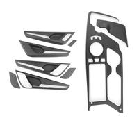 SICOTTON para Kia EV6 2021 2022 2023 Pegatina Panel Cambios Consola Central Estilo Madera Mate Embellecedor Cubierta Cuenco Puerta Interior Molduras Interiores Automóviles