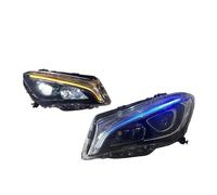 SICOTTON para Mercedes para Benz CLA W117 2013-2019 Faros Delanteros LED DRL Dinámicos Conjunto De Luces Delanteras Faros Delanteros(EU Version)