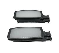 SICOTTON Para Seat para Alhambra 2011-2016 para Leon 2013-2017 Interior del Coche Led Espejo De Cortesía Luz Visera Lectura Luces De Maquillaje Bombillas de Techo para Coche(2 Piezas Negro)
