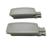 SICOTTON Para VW para Golf 2006-2017 para P&assat 2006-2015 para Jetta 2005-2013 Interior Coche Led Espejo De Cortesía Luz Visera Lectura Luces Maquillaje Bombillas de Techo para Coche(2 Pcs Grey)
