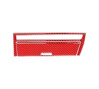 SICOTTON Pegatina Cubierta del Panel Cambio De Transmisión Coche para B&MW Serie 3 E46 1999 2000 2001 2002 2003 2004 Molduras Interiores Automóviles(RHD Red)