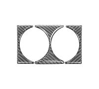 SICOTTON Pegatinas Decorativas Marco del Portavasos Central del Coche para B&MW Serie 3 E46 1999 2000 2001 2002 2003 2004 Molduras Interiores Automóviles(Black)