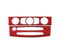 SICOTTON Pegatinas Marco Panel Control De CD De Aire Acondicionado De Coche para B&MW Serie 5 E60 2004 2005 2006 2007 2008 2009 2010 Molduras Interiores Automóviles(2004-2007 4)