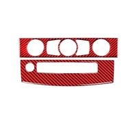 SICOTTON Pegatinas Marco Panel Control De CD De Aire Acondicionado De Coche para B&MW Serie 5 E60 2004 2005 2006 2007 2008 2009 2010 Molduras Interiores Automóviles(2008-2010 2)