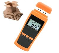 SICWEDIM Sensor de humedad de humedad, medidor de humedad de papel, medición rápida de 0,5 s, medición de papel de 4 categorías: papel de escritura ordinario, caja corrugada, papel revestido, papel