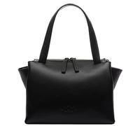 SID & VAIN® Bolso Tipo Tote & Crossbody (2 en 1) Atlanta Cartera con Asas Cortas Bandolera Piel Genuina Negro Mujer | Hecho a Mano