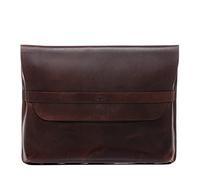 SID & VAIN Funda para portátil Grande Cuero I Funda con Cremallera 13" con Funda extraíble para el portátil I Funda para Notebook y Laptop HARVORD marrón Hecho a Mano