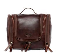 SID & VAIN Neceser Hombre Grande Cuero I Neceseres de Viaje I Bolsa de Aseo Dexter marrón Hecho a Mano