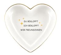 sidaopiu Best Freundin Geschenke Geburtstag,Freunde Geschenke für Freundinnen Keramik Schmuckschale Schmucktablett,Freundschaftsgeschenke für Frauen Muttertag Weihnachten Valentinstag Geschenkideen