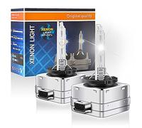 Sidaqi 2 x D1S xenón bombilla 35W 6000K xenón blanco, Reemplace la bombilla de xenón del kit de xenón del automóvil Luz de carretera o luz de cruce para faros de xenón