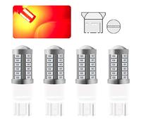 Sidaqi 4 X T20 7440NA 7440NA 7441 992 Bombilla LED Rojo Super Brillante 900LM 5630 33 SMD Luz De Marcha Atrás luz de freno niebla traseras posición 12-30 V