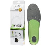 Sidas 3Feet Slim Mid Plantillas/Deportivas, Unisex Adulto, Black/Green, XL