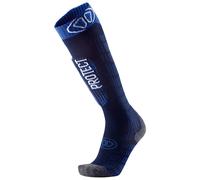Sidas - Calcetines de esquí - Sock Ski Protect V2 de Lana - Talla 45-47 - Azul Azul 45-47