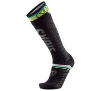 Sidas - Calcetines de esquí - Sock Ski Ultrafit Noir/Jaune/Bleu de Lana - Talla XL - Negro Negro XL