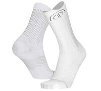 Sidas Calcetines para Running y Trail, Run Anatomic Crew, Bandas Antideslizantes, Rranspirables y Ligeros, Para hombre y mujer (FR/ES, Números, 45, 47, Regular, Regular, Blanco)