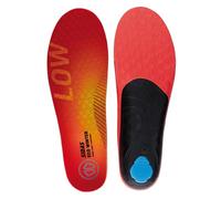Sidas Plantillas unisex para botas de esquí con aislamiento de invierno de 3 pies, con carcasa de EVA para soporte de arco, cubierta de malla de poliéster tejida, color rojo, talla XS