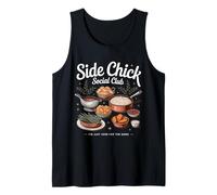Side Chick Club Acción de Gracias Amigos Humor Cena Camiseta sin Mangas