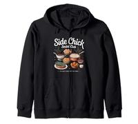 Side Chick Club Acción de Gracias Amigos Humor Cena Sudadera con Capucha