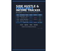 SIDE HUSTLE & FREELANCE INCOME TRACKER: Simple Log Book for Income, Expenses, Projects & Payments