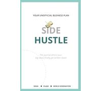 Side Hustle (Your Unofficial Business Plan): A Business Journal for Ideas, Plans and World Domination | 6x9 inch, 110 lined pages