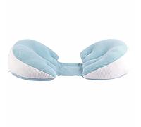 Side Sleeper Pregnancy Support Pillow,U-Shaped Maternity Pillow,Pregnancy Back Waist Support Cushion,Adjustable Breathable, For Pregnant Mom Gift, LJJY-KK, Blue