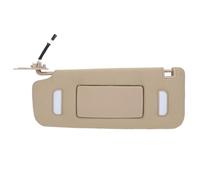 Side Sun Visor Beige Sun Shielding Visor Board with Makeup Mirror for 1500 2500 3500 HD Vehicle Models Enhanced Sun Protection and Elegant Design ABS Material Easy Installation (Left: 22850306)