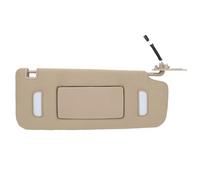 Side Sun Visor Beige Sun Shielding Visor Board with Makeup Mirror for 1500 2500 3500 HD Vehicle Models Enhanced Sun Protection and Elegant Design ABS Material Easy Installation (Right: 22850310)