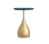 Side Table Iron Tea Table Living Room Sofa Side Table Small Round Table Small Tea (Color : D)