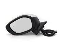 Side View Mirror Para Civic 2022 2023 EE.UU. Blind Spot Espejos con calefacción Lente Tapa Power Glass Accesorios para automóviles 7pins Retrovisor Espejo Completo(White L)