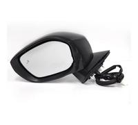 Side View Mirror Para Civic 2022 2023 EE.UU. Blind Spot Espejos con calefacción Lente Tapa Power Glass Accesorios para automóviles 7pins Retrovisor Espejo Completo(Black L)