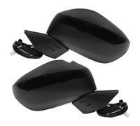 Side View Mirror Para Civic 2022 2023 EE.UU. Blind Spot Espejos con calefacción Lente Tapa Power Glass Accesorios para automóviles 7pins Retrovisor Espejo Completo(Black L R)