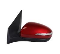 Side View Mirror Para Hyundai I20 2016-2017 Espejo retrovisor con calefacción y luces intermitentes plegables eléctricas Espejos Retrovisores Completos(Red 8 pin Left U)