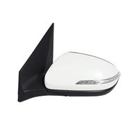 Side View Mirror Para Hyundai I20 2016-2017 Espejo retrovisor con calefacción y luces intermitentes plegables eléctricas Espejos Retrovisores Completos(White 6 pin Left K)