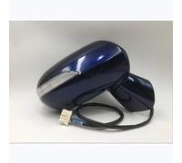 Side View Mirror Para JAZZ Para CITY 2003-2008, 5 cables con indicador, sin plegado automático, 1 espejo retrovisor para coche. Retrovisor Espejo Completo(Blue-Right Side)