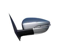 Side View Mirror Para Lifan X50 530, conjunto de espejo retrovisor exterior de puerta de ala, lente de cristal, luz de señal de giro Retrovisor Espejo Completo(Silver left)