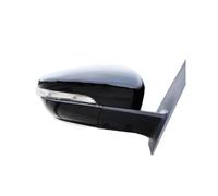 Side View Mirror Para Lifan X50 530, conjunto de espejo retrovisor exterior de puerta de ala, lente de cristal, luz de señal de giro Retrovisor Espejo Completo(Black right)