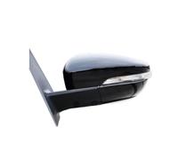 Side View Mirror Para Lifan X50 530, conjunto de espejo retrovisor exterior de puerta de ala, lente de cristal, luz de señal de giro Retrovisor Espejo Completo(Black left)