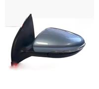 Side View Mirror Para VW Para Golf 6 2008-2013 Conjunto de espejo retrovisor 6 líneas: Ajuste eléctrico la lente calefacción, plegado manual 1PCS Espejo Retrovisor Exterior(1PCS bright blue L)