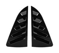 Side Window Louver Cover for Mk5 6R 6C | ABS Protective Trim Guards Against Scratches/Damage | Triangular Shutters for 2011-2017 Versions | Stylish Car Window Blinds Cover (Glossy Black)