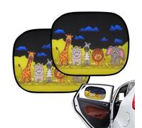 Side Window Sunshade, Static Cling Film, UV Blocking Sticker, Reusable Glare Shield for Windshield Protection While Driving Women Men Comfort and Interior Safety, Quick Application