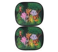 Side Window Sunshade, Static Cling Film, UV Blocking Sticker, Reusable Glare Shield for Windshield Protection While Driving Women Men Comfort and Interior Safety, Quick Application