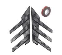 Side Wing Trim Cover - Automotive Hood Louvers Scoops - Vehicle Window Rearview Mirror Diffuser Spoiler Tool Kit For Vehicle Modification