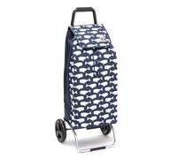 Sidebag® - Carrito de carreras plegable con 2 ruedas de aluminio, carrito de compras, bolsa extraíble, impermeable, gran capacidad, 55 L, carga máxima: 30 kg, ligera y compacta, fabricación francesa