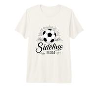 Sideline Mom Soccer Game Days Soccer Mama Camiseta Premium