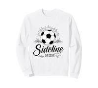 Sideline Mom Soccer Game Days Soccer Mama Sudadera