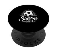 Sideline Mom Soccer Mama Soccer Mom Gift Game Days PopSockets PopGrip Adhesivo