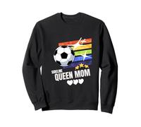 Sideline Queen Mom Soccer Game Days Mom Gift Sudadera