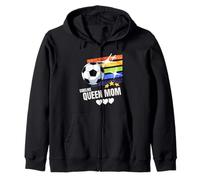 Sideline Queen Mom Soccer Game Days Mom Gift Sudadera con Capucha